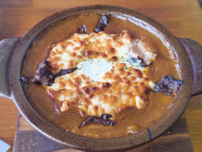昔ながらの焼カレー